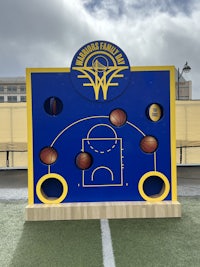 golden state warriors corn hole game